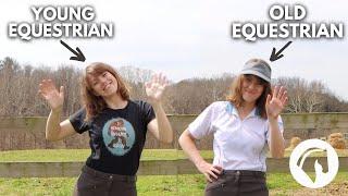 YOUNG EQUESTRIAN VS OLD EQUESTRIAN | Part 2 *funny 