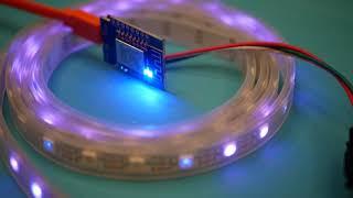 DIY Backlight or Decor or Christmas LED | WS2812 | Wemos D1 | WLED