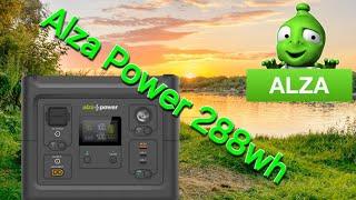 Alza Powers 288wh portable power station egy jó megoldás ott ahol nincs áram