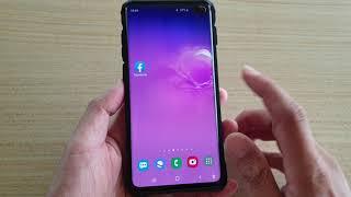 Enable / Disable Home Screen Rotate to Landscape Mode | Galaxy S10 / S10+