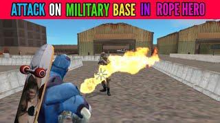 attack on military base in rope hero vice town classic gamerz