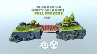 Blender & Unity - Creating Low Poly 3D Game Art (Part 1) 3D Platformer