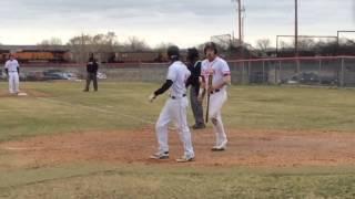 Runner Intentionally Misses Third Base to Score the 2nd Run on a Squeeze Play