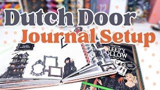 Weekly Creative Journal Setup & Plan With Me October 2024 [Dutch Door Spread]