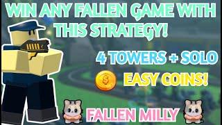 FALLEN MILLY , THE BEST STRATEGY TO WIN FALLEN MODE | Tower Defense Simulator TDS