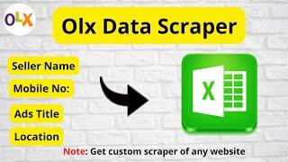 olx scraper || olx data scraping tutorial || how to scrape olx data