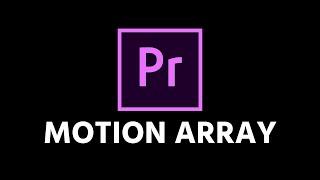 How To Install The Motion Array Extension Into Premiere Pro