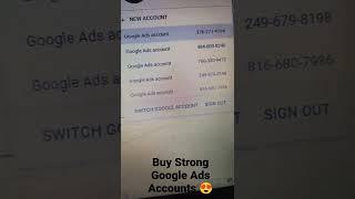 Buy strong google ads accounts - Google ads account for sale - Buy google ads accounts