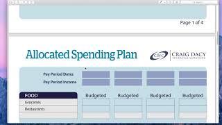 How to Use an Allocated Spending Plan