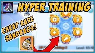 Easy Sandbag Trick! Hyper Training Explained - Infinity Island / Soul Guardian / Moeke Legends