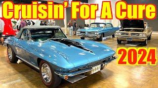 Cruisin' For A Cure 2024 Car Show & Cruise In Costa Mesa - Indoor Show Cars