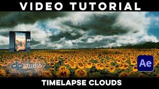 Timelapse Clouds / Tutorial / After Effects / PNG Clouds Pack