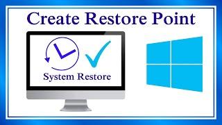 How to Create a System Restore Point in Windows 10 | Create Restore Point | Quick & Easy Tutorial