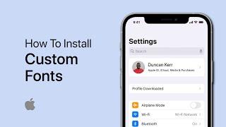 How to Download & Install Custom Fonts for iPhone & iPad