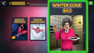 Scary Teacher 3D Winter Gone Bad Level. This Time Give Miss T A Jaw  Breaking cookie-Movie Day 