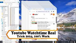 अपने Youtube Channel पर खुद अपना Watchtime कैसे पूरा करे | Youtube Watchtime 2024 me kaise badhaye