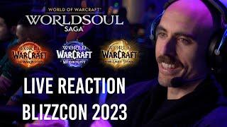 Bajheera Live Reaction at Blizzcon 2023 | NEW WOW EXPANSION REVEAL!