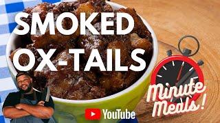 How to make the best SMOKED Oxtails ⏰ One Minute Recipe