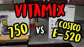 Vitamix 750 vs Vitamix E520 from Costco Performance Comparison