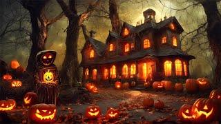 Haunted House Halloween Ambience With Scary, Spooky Halloween Background Music  Ambience Halloween