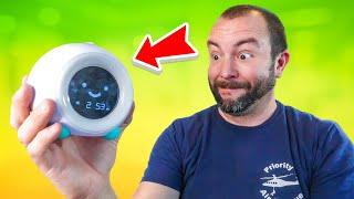 The BEST Way To Get BETTER SLEEP With Kids Overnight! Sleep Training Alarm Clock for Kids Review