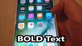 iPhone How to Bold Text!