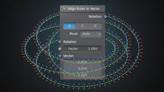 How to Actually Use Align Euler to Vector in Blender's Geometry Nodes