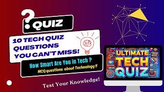 GK About Technology, 10 Questions I Test Your Knowledge! #gk #technologymcq #g5code #ictquestions