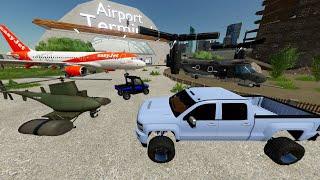 Buying Abandoned Airport Full of Huge Airplanes and Jets | Farming Simulator 22