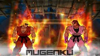 Reu Evil Ken vs Evil Dan. Street Fighter MUGEN Multiverse