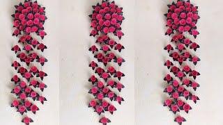 Diy Paper Wall Deacor  || Flowers  Room Directorat