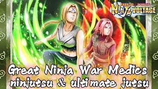 Great Ninja War Medics | Ninjutsu & Ultimate Jutsu | NxB: Ninja Voltage