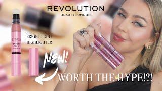 new Makeup Revolution Bright Light Highlighter review