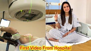 Hina Khan Cancer: Hina Khan Chemotherapy Video from Hospital after Breast Cancer Stage 3