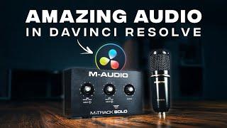 Achieve AMAZING Audio in DaVinci Resolve 19! (Quick & Easy Guide)