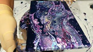 Hide and Reveal & Marble Roll & Finger Dip ~ Interesting Acrylic Pouring Techniques