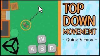 TOP DOWN MOVEMENT with Unitys New Input System - Tutorial