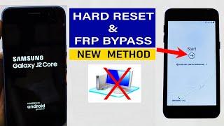 Samsung J2 Core : Hard Reset/FRP Bypass - Without PC (New Method)