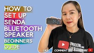 How to Set Up Senda B119 Multifunctional Bluetooth Speaker | Beginners Guide