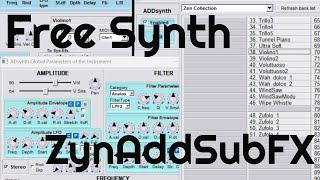 Free Synth - Classic ZynAddSubFX (No Talking)