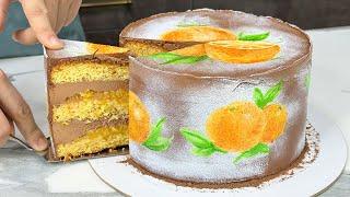 Торт "ЧЕБУРАШКА" НОВОГОДНИЙ торт АПЕЛЬСИНовый десерт Я-ТОРТодел️