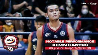 NCAA Season 98 | Notable Performance: Kevin Santos (LPU vs Letran)