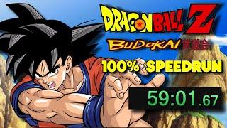 Dragon Ball Z: Budokai 100% Speedrun in 59:01 on PS2