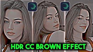 HDR CC Brown Effect Video Editing in Alight Motion || New Trending HDR Video Editing