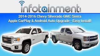 2014-2016 Chevrolet Silverado GMC Sierra Apple CarPlay and Android Auto Upgrade - Easy Plug & Play!