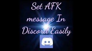 How to set AFK in Discord Easily