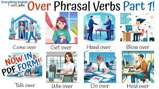 Learn Phrasal Verbs with Over - Learn English Vocabulary