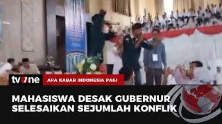 Viral, Video Mahasiswa Diduga Sabotase Mic dan Usir Gubernur | AKIP tvOne