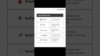 Social Media Tools #socialmediamarketing #socialmediatools #socialmediatips