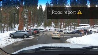 Road conditions report - Grant Grove 4/7/2024